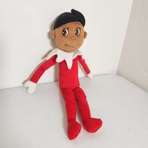 Elf Knee Bender Plush  Brown Eyed Brown Skin Boy 2005 14" CCA&B